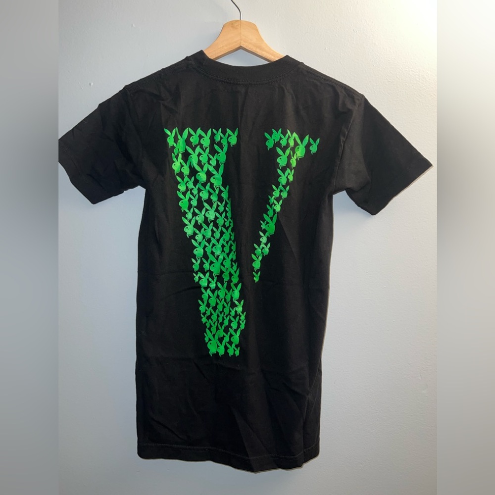 Vlone X Playboy Carti Bunny Black/Green T-Shirt